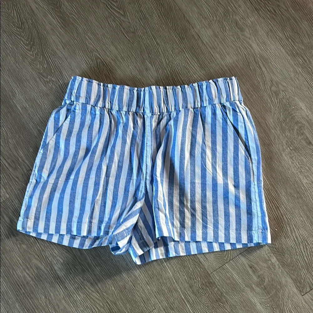 Sonoma Striped Linen Shorts